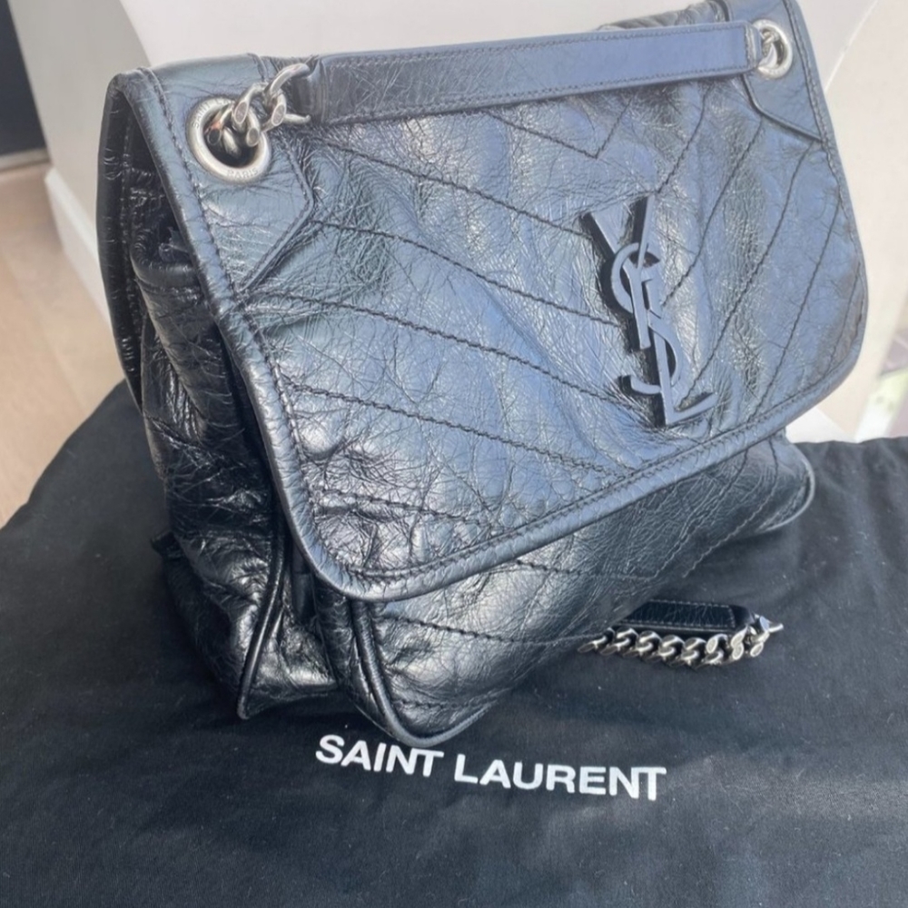 Saint Laurent Medium Niki Quilted Leather Bag